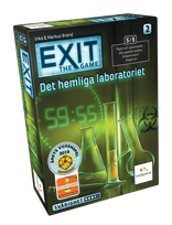 Spilbræt - Exit 2: Det Hemliga Laboratoriet (Se) - Stalo žaidimas - Marga / raštuota