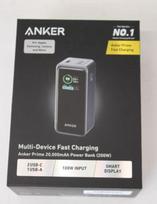 SALE OUT. Anker Power Bank, 200 W | Prime | 20000 mAh | Black | UNPACKED, SMALL  SCRATCHED ON TOP A1336011SO | 2000001425206