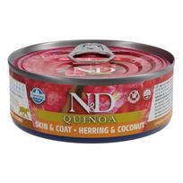 Farmina N&D Cat Quinoa Adult Herring & Coconut 80 g | F022QU0121 | 8606014102154