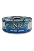 Farmina N&D Cat Ocean Adult Tuna, Squid & Shrimp 70 g | F022OC0131 | 8606014102024