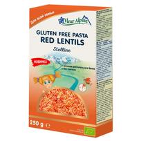 FLEUR ALPINE Makaronai iš raudonųjų lęšių miltų be gliuteno „Stellini“, 250g