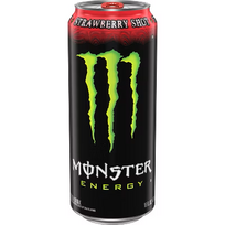 MONSTER ENERGY USA Braškių šūvio energinis gėrimas 473 ml