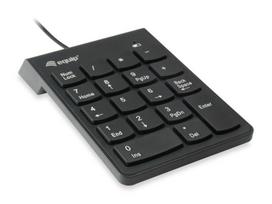 Klaviatūra Equip Ziffernblock su laidu juodas 1.35m