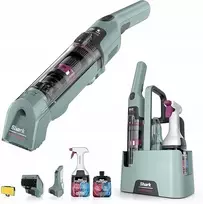 „Beurer Shark StainForce HX100“ rankinis dulkių siurblys – belaidis dėmių valymo rinkinys su priedais