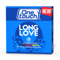 One Touch Long Love ejakuliaciją atitolinantys prezervatyvai, 3 vnt. (12 vnt.)