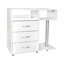 Pedikiūro stalas ACTIVESHOP, su UV-C sterilizatoriaus stalčiumi, Balta