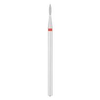 Nagų frezos antgalis EXO PRO, liepsnos formos, smulkus grūdėtumas, Ø 1,8 × 8,0 mm