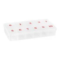 Kosmetikos organizatorius ACTIVESHOP, 11 skyrių, 20,3 × 11,3 × 3,3 cm
