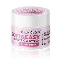 Nagų gelis CLARESA SOFT&EASY Builder Gelis GLAM PINK