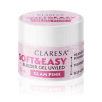 Nagų gelis CLARESA Soft&Easy Builder, Rožinė