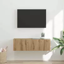 TV sieninė spintelė 98 x 31 x 29,5 cm Meistrų ąžuolas