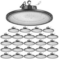 Lubinis LED šviestuvas VEVOR AR-LHB-150W, 20 vnt., 150 W, Juodas, 300 × 300 × 80 mm