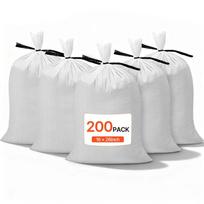 Smėlio maišai VEVOR PPSB-200, 200 vnt, Balti, 40 × 66 cm