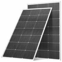 Monokristaliniai saulės moduliai VEVOR, 2 vnt. po 100 W, 89,5 × 58 × 3 cm