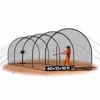 Beisbolo mušimo narvas VEVOR BL40121004S, 5 lankai, 1220 × 370 × 305 cm