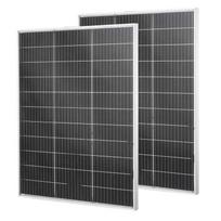 Saulės moduliai VEVOR S100, 2 vnt. po 100 W, 815 × 660 × 30 mm
