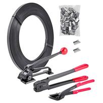 Rankinis plieninių juostų surišimo rinkinys VEVOR CL-GD180, 5 dalių, 365 × 125 × 85 mm