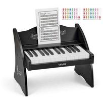 Vaikiškas skaitmeninis pianinas VEVOR, 25 klavišai, Juodas, 41 × 30 × 30 cm
