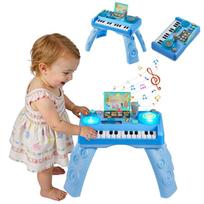 Muzikinis veiklos stalas VEVOR Baby DJ, 133 garso šaltiniai, Mėlynas, 315 × 200 × 280 mm