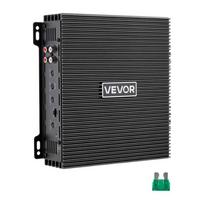 Automobilinis garso stiprintuvas VEVOR MXAB600.2, 2 kanalų, Pilkas, 21,8 × 21 × 5,4 cm