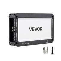 Automobilinis garso stiprintuvas VEVOR MXD600.4, 4 kanalų, Juodas, 24,5 × 14,5 × 4,8 cm
