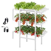 Hidroponikos auginimo sistema VEVOR HX-108E, 3 pakopos, 108 vietos, 98 × 117 × 52 cm