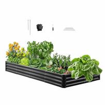 Pakelta lysvė VEVOR GM61010-240X120X28CM, Pilka, 240 × 120 × 290 mm