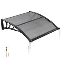 Durų stogelis VEVOR CZPC40X40G-C, Pilkas, 965 × 1017 × 275 mm