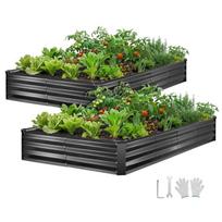 Pakeltos lysvės VEVOR YJ-ZZC004, 2 vnt, Pilka, 240 × 120 × 30 cm