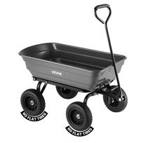 Sodo išmetimo vežimėlis VEVOR GC-018C, iki 272 kg, 1050 / 1800 × 580 × 550 mm