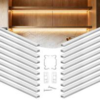 LED aliuminio kanalas VEVOR, 20 vnt