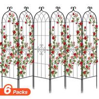 Sodo rožių grotelės VEVOR EKHPJ180-6, 6 vnt, 52,5 × 180 cm