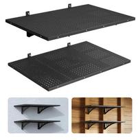 Sieninės garažo lentynos VEVOR MP2436, 2 pakopos, 91,4 × 61 × 22,5 cm
