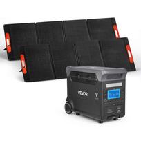 Nešiojama elektrinė VEVOR LW3000, 2 saulės baterijos po 200 W, 60,9 × 45,7 × 29,4 cm