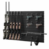Sieninis ginklų stovas VEVOR RF-SN-048B, 6 šautuvams ir 6 pistoletams, 67 × 39 × 24 cm