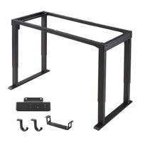 Stovimo stalo rėmas VEVOR JC35TF-R102R, 2 varikliai, Juoda, 126 × 68 × 70–117 cm