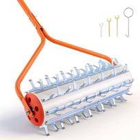 Ežero piktžolių volas VEVOR DBS-12ft, 9 dantys, 3 rankenos, 3800 × 681 × 286 mm