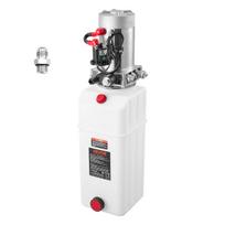 Hidraulinis maitinimo blokas VEVOR TDDC12V-1.6KW-D-8L, vienpusis, 8 l, 64,5 × 18,5 × 19 cm