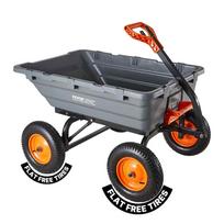 Sodo išmetimo vežimėlis VEVOR TC4283A, 680 kg, 124 × 99 × 73,5 cm
