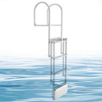 Doko kopėčios VEVOR HXZTSS-XP-4, 4 pakopų ištraukiamos, 41 × 15 × 121 cm