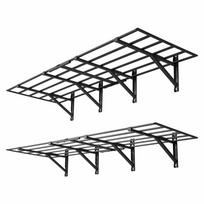 Sieninės garažo lentynos VEVOR HR2472, 2 pakopos, 1832 × 635 × 305 mm