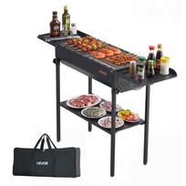 Medžio anglies kepsninė VEVOR VA-C300, sulankstoma, 120 × 305 × 750 mm