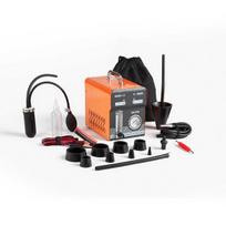 Automobilių dūmų nuotėkio detektorius VEVOR SD716, įmontuotas oro siurblys, juoda/oranžinė, 238 × 160 × 210 mm