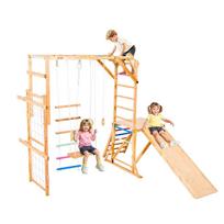 Vaikų žaidimų aikštelės rinkinys VEVOR SX20211007, 8 viename, Įvairiaspalvis, 222,5 × 192 × 225 cm