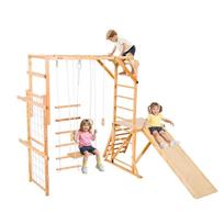 Vaikų žaidimų aikštelė VEVOR SX20211008, 8 viename, 222,5 × 192 × 225 cm