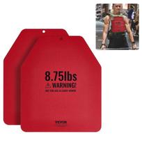 Svorio liemenės plokštelės VEVOR JSPB-8.75LB, 2 vnt, 295 × 248 × 8 mm