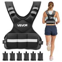 Reguliuojamo svorio liemenė VEVOR JS-VEST006-3, 6 svorio paketai, 410 × 400 × 70 mm
