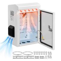 Lauko elektros dėžutė VEVOR SPT402520HW, su termostatu ir ventiliatoriumi, 400 × 300 × 200 mm