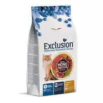 Exclusion Mono Protein Mediterraneo begrūdis sausas pašaras steril.  katėms, su jautiena, 1.5kg