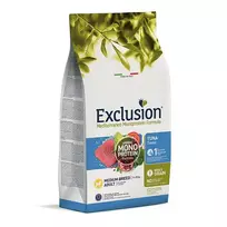 Exclusion Mono Protein Mediterraneo sausas pašaras vidutinių veislių šunims su tunu, M, 3 kg